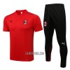 AC Milan Homen Polo de Treino 22/23 Vermelha