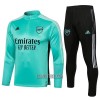 Arsenal Criança Sweat de Treino Conjunto Quarto-Zíper 22/23 Verde