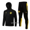 BVB Borussia Dortmund Homen Casaco Capuz Treino 22/23 Preta