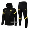 Chelsea Homen Casaco Capuz Treino 22/23 Preto Amarelo