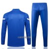 FC Barcelona Homen Sweat de Treino Conjunto Quarto-Zíper 22/23 Azul Branco