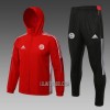 FC Bayern de Munique Homen Jaqueta de treino Fato Windrunner 22/23 Vermelha