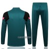 Liverpool Homen Sweat de Treino Conjunto Quarto-Zíper 22/23 Verde