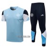 Manchester City Homen Camisolas de Treino 22/23 Azul Claro