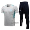 Manchester City Homen Camisolas de Treino 22/23 Cinza Claro