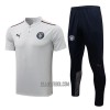 Manchester City Homen Polo de Treino 22/23 Cinza Claro