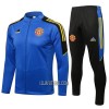 Manchester United Criança Casaco de Treino Conjunto 22/23 Azul