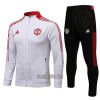 Manchester United Homen Casaco de Treino Conjunto 22/23 Branca