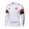 Manchester United Homen Casaco de Treino Conjunto 22/23 Branco Vermelho Preto