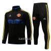 Manchester United Homen Casaco de Treino Conjunto 22/23 Preta