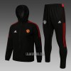 Manchester United Homen Jaqueta de treino Fato Windrunner 22/23 Preta