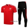 Manchester United Homen Polo de Treino 22/23 Branca Vermelha