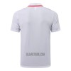 Manchester United Homen Polo de Treino 22/23 Branco Vermelho Branco