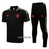 Manchester United Homen Polo de Treino 22/23 Preto Verde