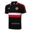 Manchester United Homen Polo de Treino 22/23 Preto Vermelho Branco