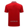 Manchester United Homen Polo de Treino 22/23 Vermelho Preto Branco