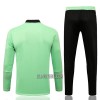 Manchester United Homen Sweat de Treino Conjunto Quarto-Zíper 22/23 Verde