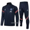 Paris Saint-Germain Criança Casaco de Treino Conjunto 22/23 Azul