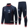 Paris Saint-Germain Homen Casaco de Treino Conjunto 22/23 Azul Vermelho