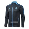 Real Madrid Homen Casaco de Treino Conjunto 22/23 Azul Cinza Escuro