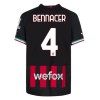 Camisola AC Milan Bennacer 4 Homen Equipamento 1ª 22/23