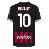 Camisola AC Milan Brahim 10 Homen Equipamento 1ª 22/23