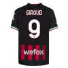 Camisola AC Milan Giroud 9 Homen Equipamento 1ª 22/23