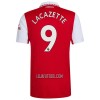 Camisola Arsenal Lacazette 9 Homen Equipamento 1ª 22/23