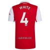 Camisola Arsenal White 4 Homen Equipamento 1ª 22/23