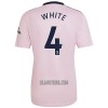 Camisola Arsenal White 4 Homen Equipamento 3ª 22/23