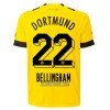 Camisola BVB Borussia Dortmund Bellingham 22 Homen Equipamento 1ª 22/23