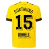 Camisola BVB Borussia Dortmund Hummels 15 Homen Equipamento 1ª 22/23