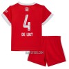 Camisola + Calções FC Bayern de Munique De Ligt 4 Criança Equipamento 1ª 22/23