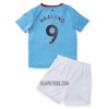 Camisola + Calções Manchester City Haaland 9 Criança Equipamento 1ª 22/23