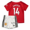 Camisola + Calções Manchester United Eriksen 14 Criança Equipamento 1ª 22/23