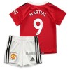 Camisola + Calções Manchester United Martial 9 Criança Equipamento 1ª 22/23