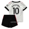 Camisola + Calções Manchester United Rashford 10 Criança Equipamento 2ª 22/23