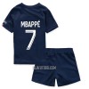 Camisola + Calções Paris Saint-Germain Mbappé 7 Criança Equipamento 1ª 22/23