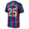 Camisola FC Barcelona Aubameyang 25 Homen Equipamento 1ª 22/23