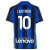 Camisola Inter Milan Lautaro 10 Homen Equipamento 1ª 22/23