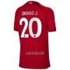 Camisola Liverpool Diogo J. 20 Homen Equipamento 1ª 22/23