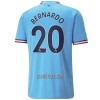 Camisola Manchester City Bernardo 20 Homen Equipamento 1ª 22/23