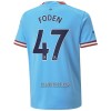 Camisola Manchester City Foden 47 Homen Equipamento 1ª 22/23