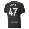 Camisola Manchester City Foden 47 Homen Equipamento 2ª 22/23