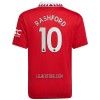 Camisola Manchester United Rashford 10 Homen Equipamento 1ª 22/23