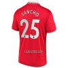 Camisola Manchester United Sancho 25 Homen Equipamento 1ª 22/23