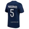 Camisola Paris Saint-Germain Marquinhos 5 Homen Equipamento 1ª 22/23