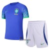 Camisola + Calções Brasil Criança Equipamento 2ª Mundial 2022