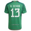 Camisola México G.OCHOA 13 Homen Equipamento 1ª Mundial 2022