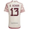 Camisola México G.OCHOA 13 Homen Equipamento 2ª Mundial 2022